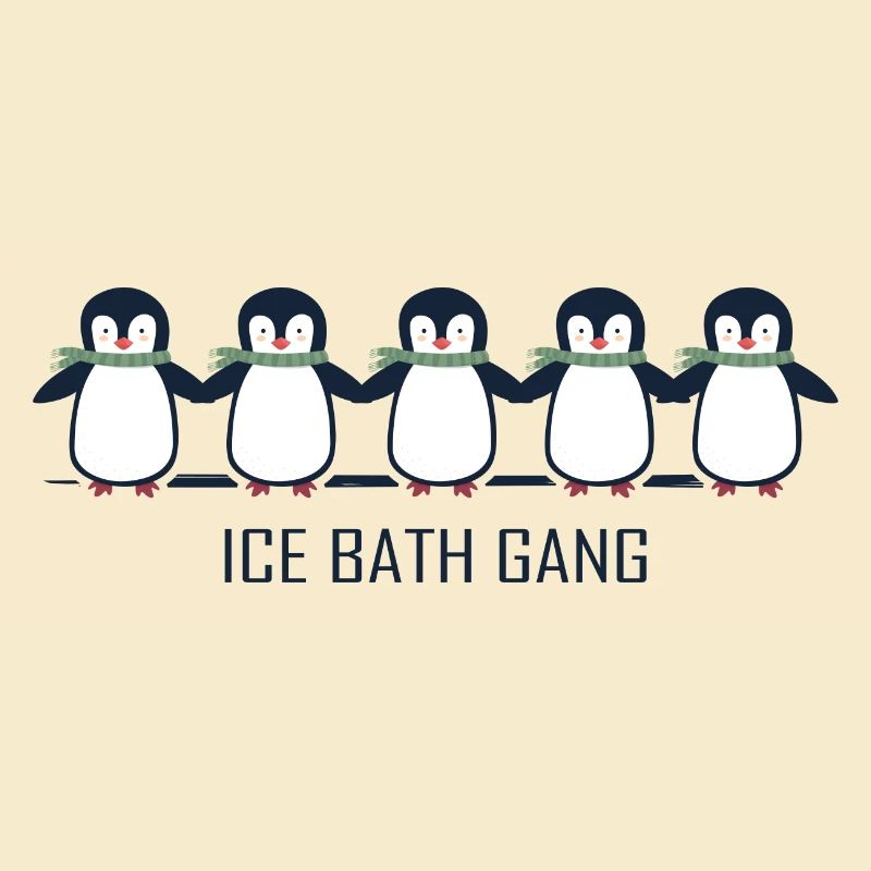 Baths Winter Baths Penguin Bathing