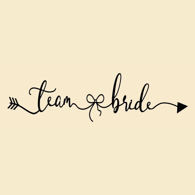Team Bride personalisierbar