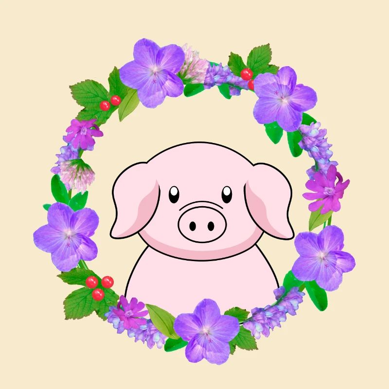 Cochon rose mignon
