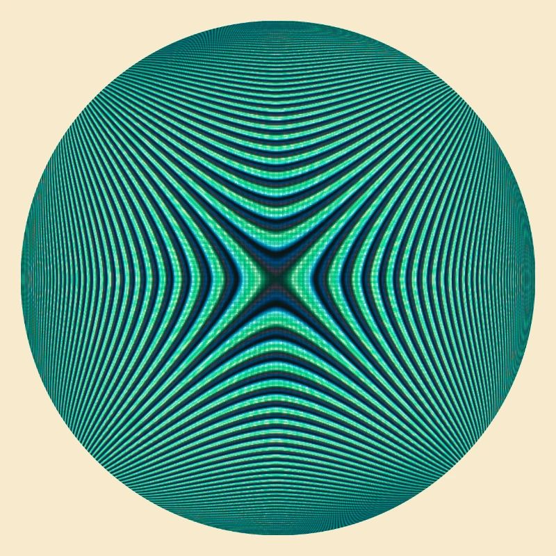 Kreis mit optischer Illusion