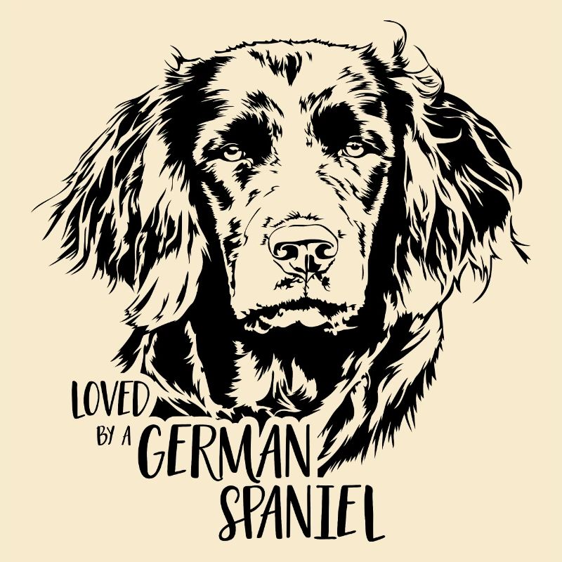 Loved by a German Spaniel dog saying Wilsigns