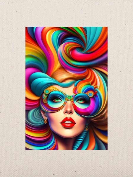 psychedelische Frau