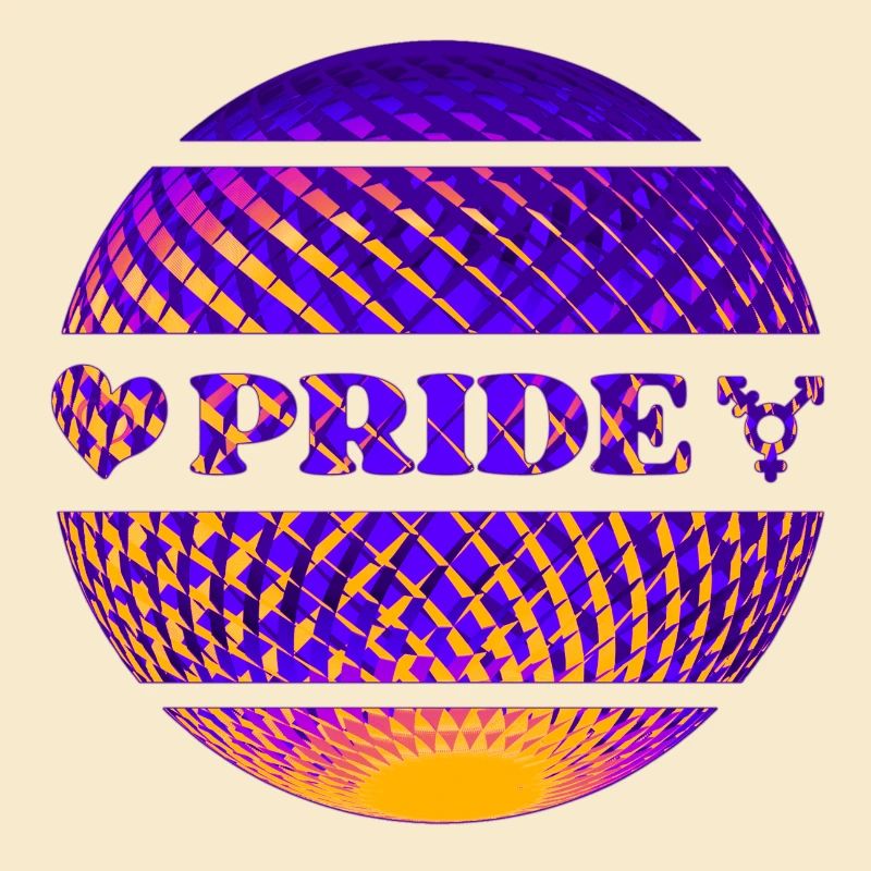 Pride bunte Diskokugel