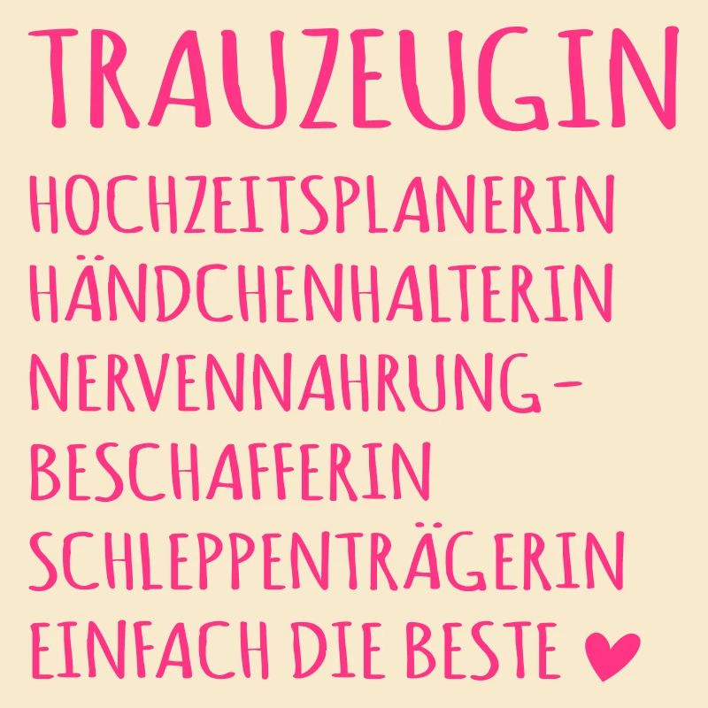 Team Braut-Trauzeugin!