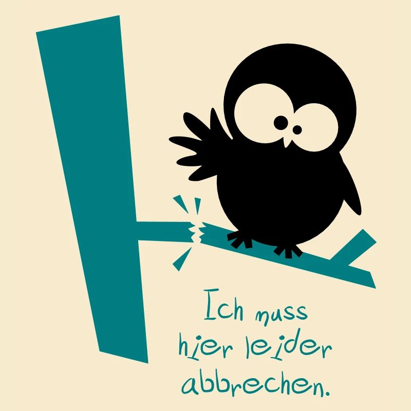 Eine Eule // Ich muss hier leider abbrechen.
