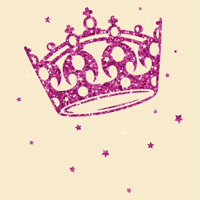 Princesses crown with glitter