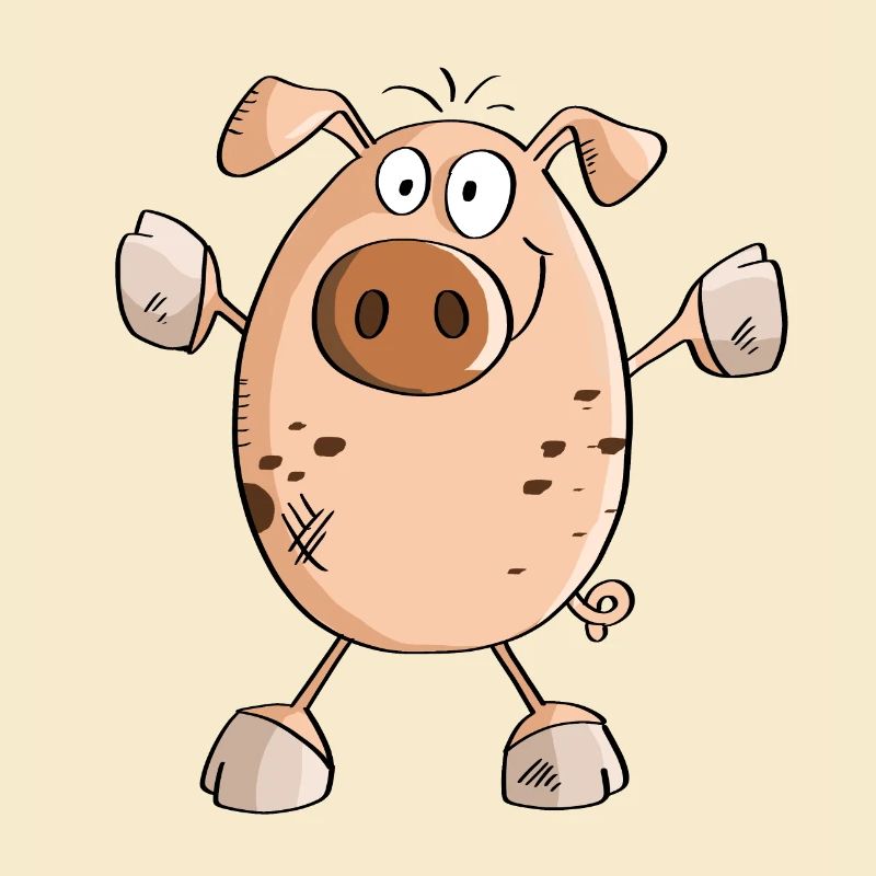 Saustarkes Schwein - Schweine - Eber - Bache
