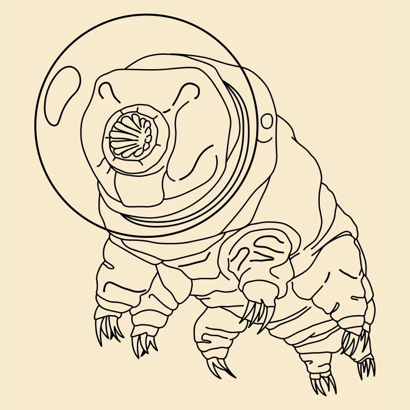Tardigrade-Astronaut