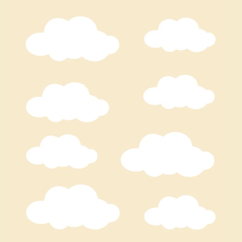 White clouds