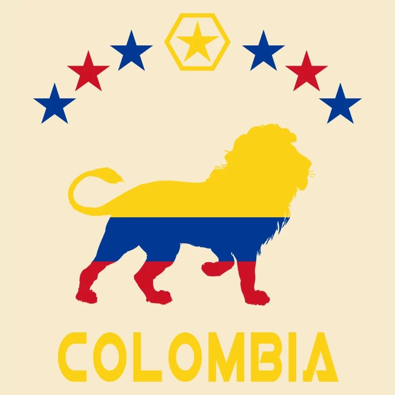 Conception / idée cadeau de lion de Colombie