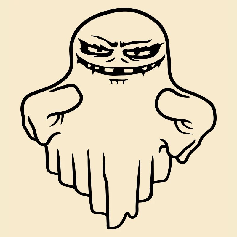 Floating Monster Ghost Comic