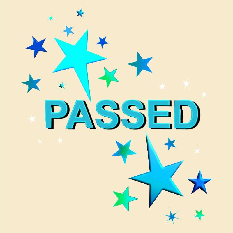 Driver's license passed training passed lobes