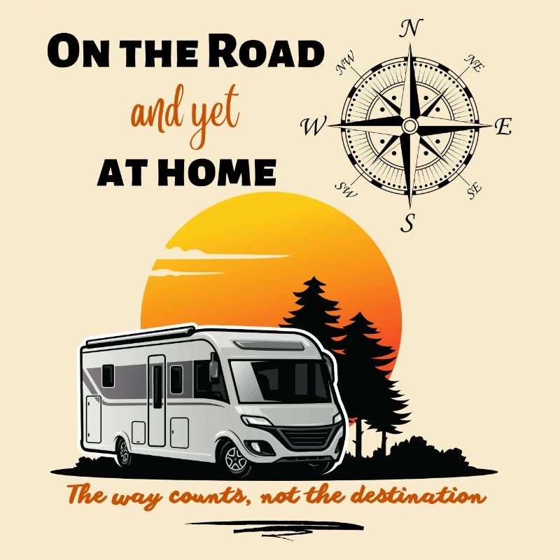 Camping Wohnmobil Spruch Englisch