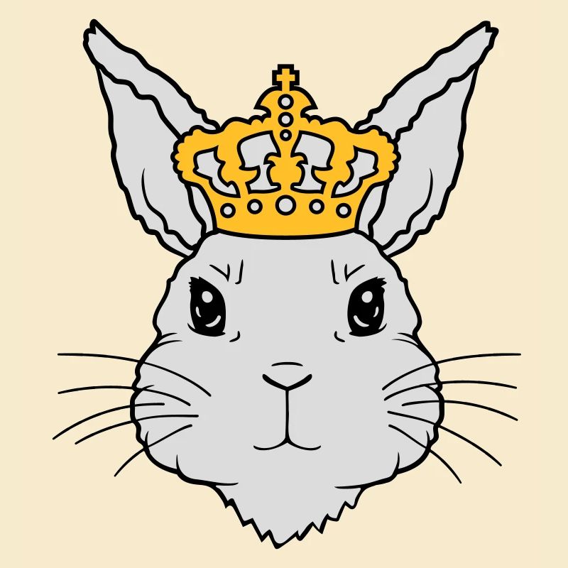 King Rabbit Crown Visage