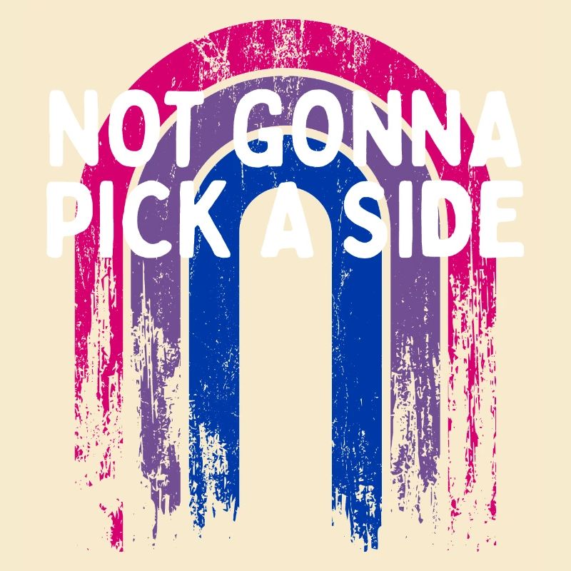 Not going to pick a side bisexual LGBTQ bi pride