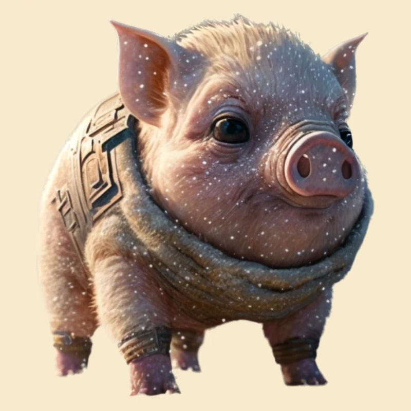Cochon de l’espace doux