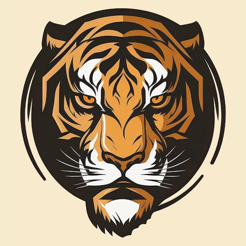 Mächtiger Tiger