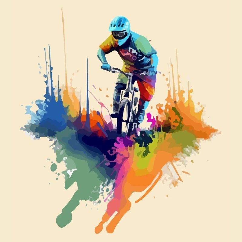 Mountain biking Loic