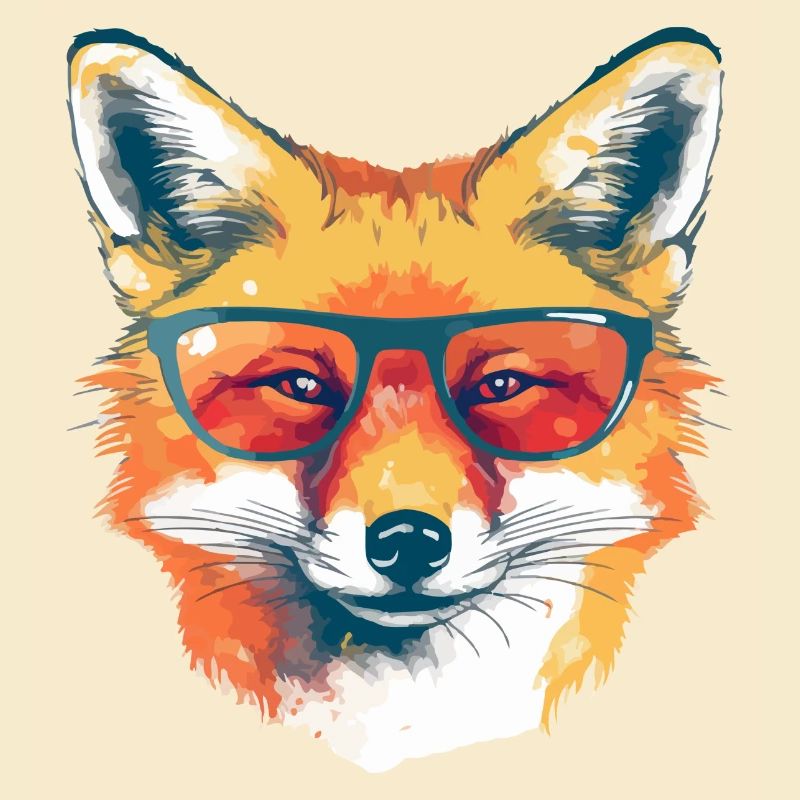 Rex the bespectacled fox