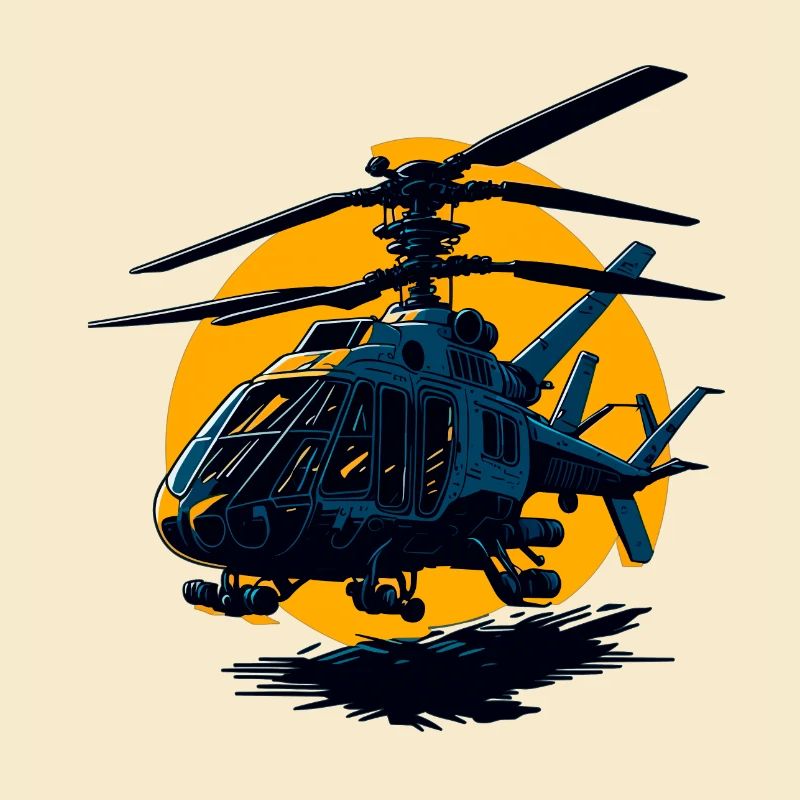 Helikopter-Illustration