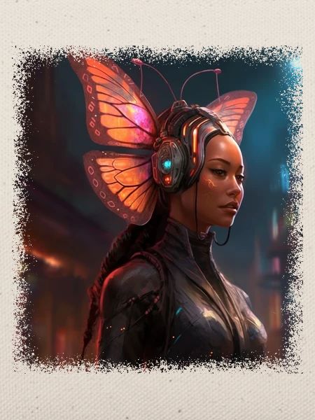 birthday present butterfly statement fauna
