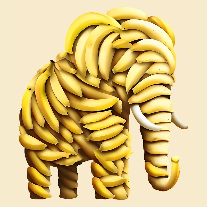 Bananen Elefant