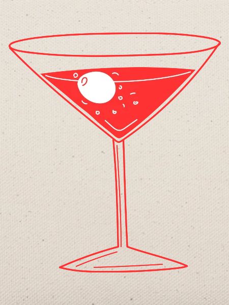 Olive im Martini