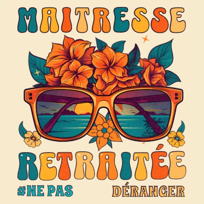 Maîtresse retraitée cadeau maitresse d' école