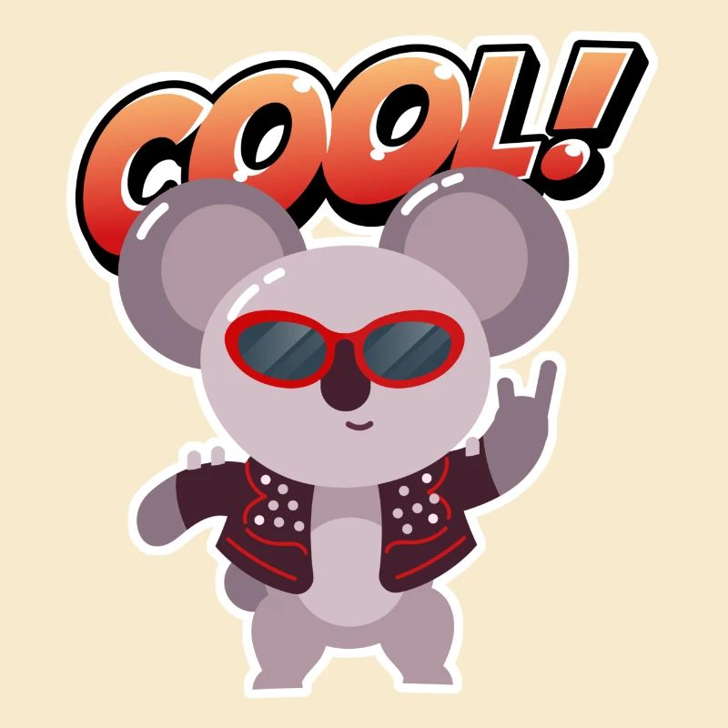Koala in cooler Pose