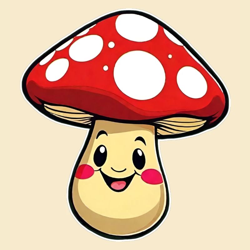 Funny little toadstool