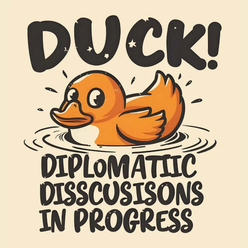 Duck! Diplomatic discussions in progress