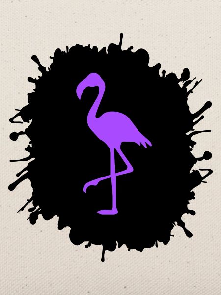 flamingo splatter