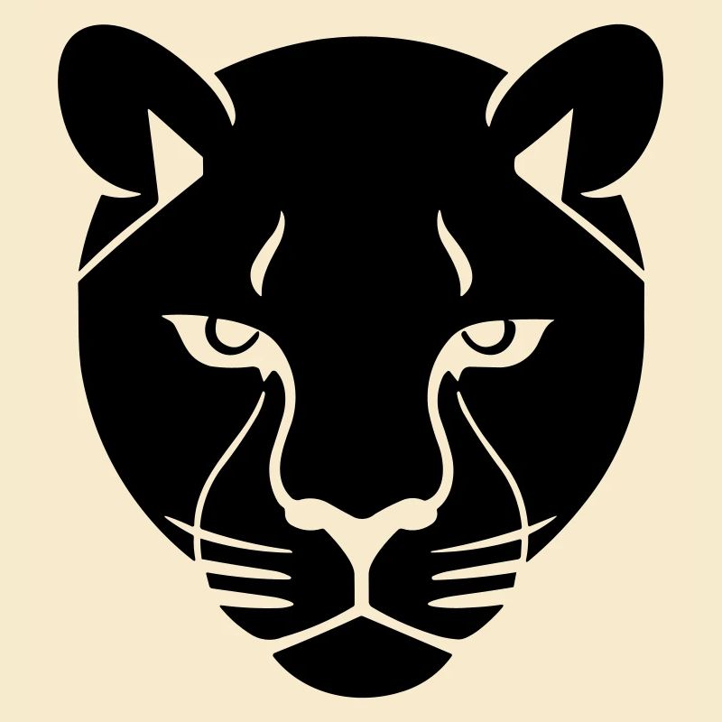 Kopf des Panthers
