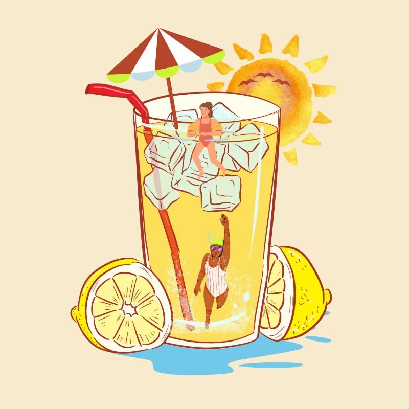 Refreshing lemon relax design