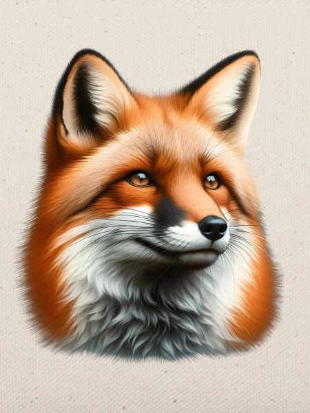Trippy Polka Dot Fox