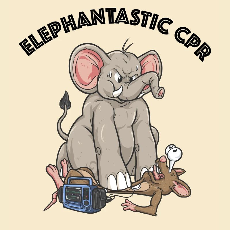 CPR Cartoon - Elephantasric CPR
