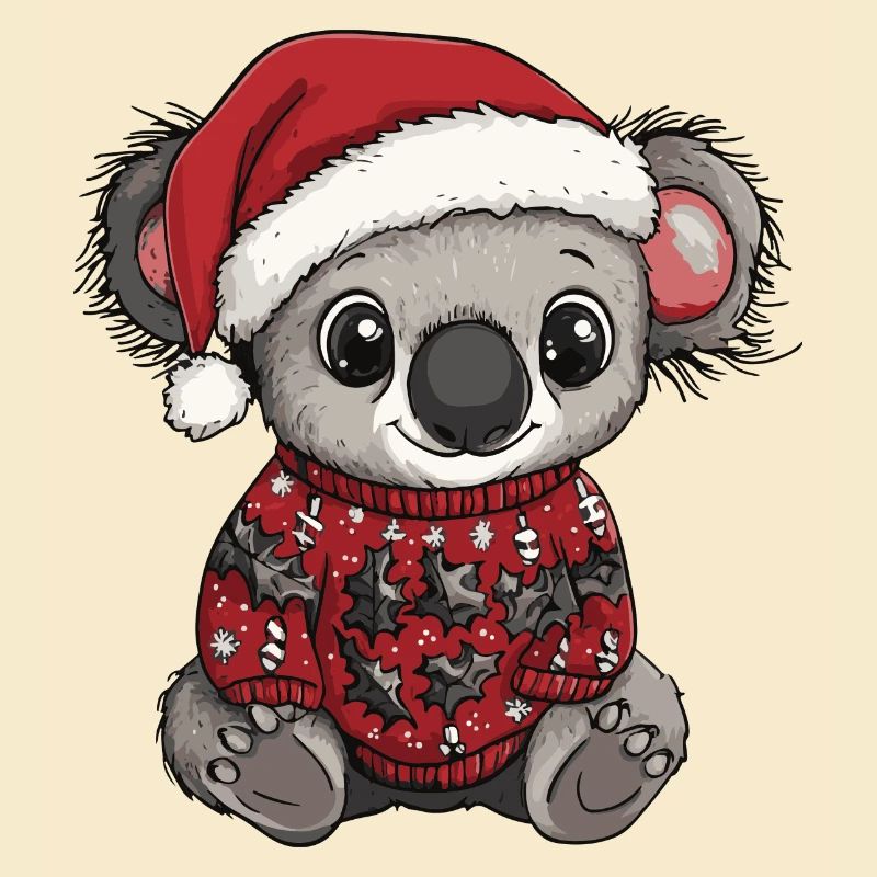 Koala Weihnachten
