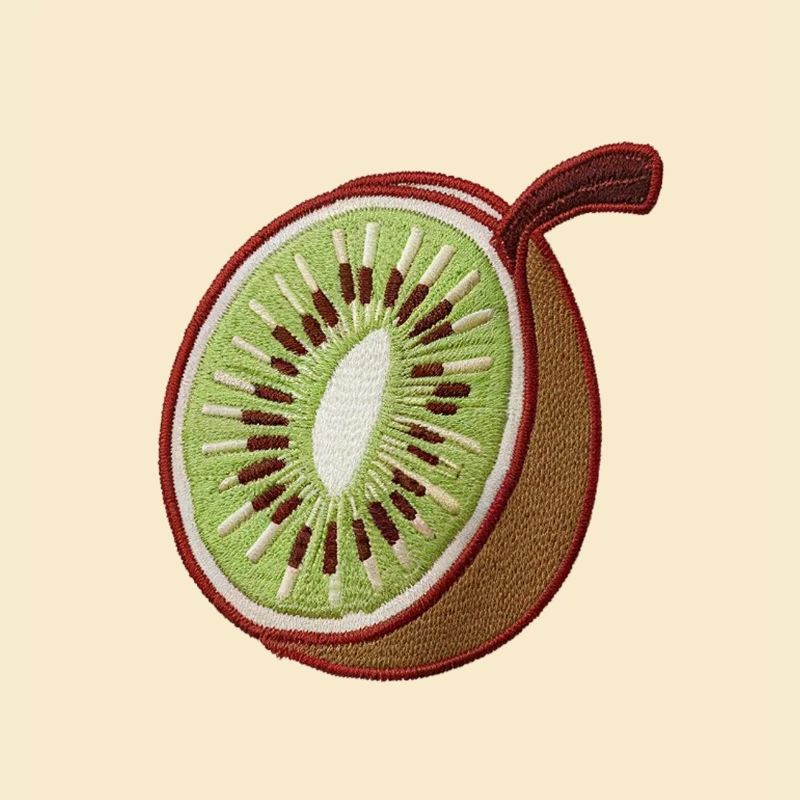 Gestickte Kiwi