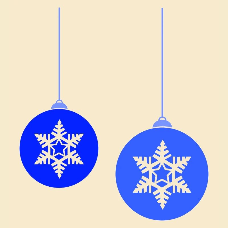 Weihnachtskugeln Stern frost