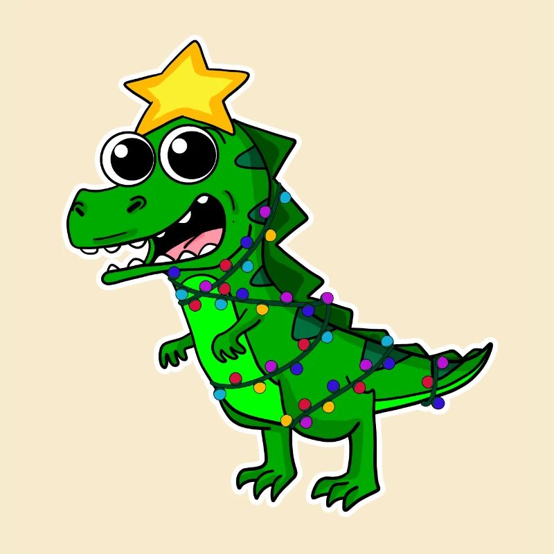 Weihnachtsbaum Dino Dinosaurier