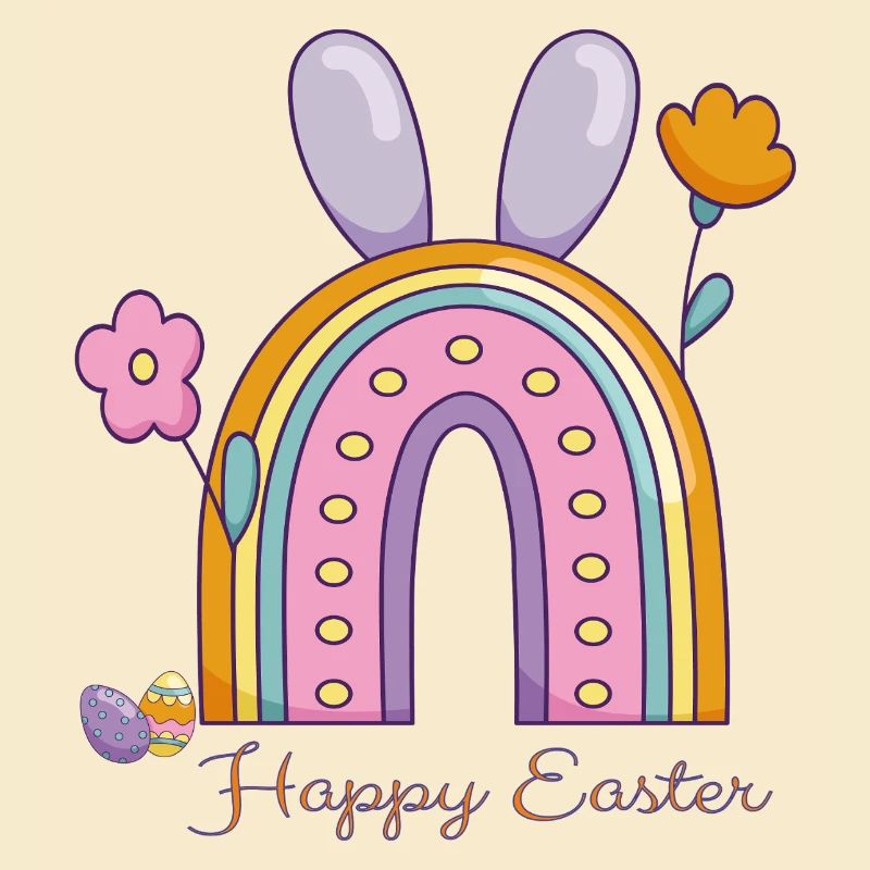 Happy Easter Regenbogen