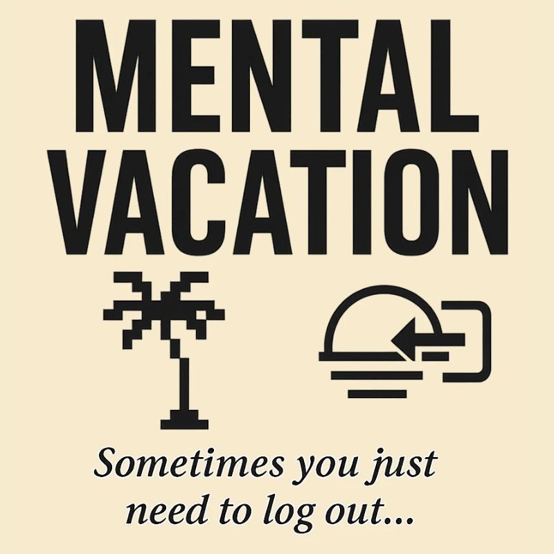 Conception de vacances de récupération mentale