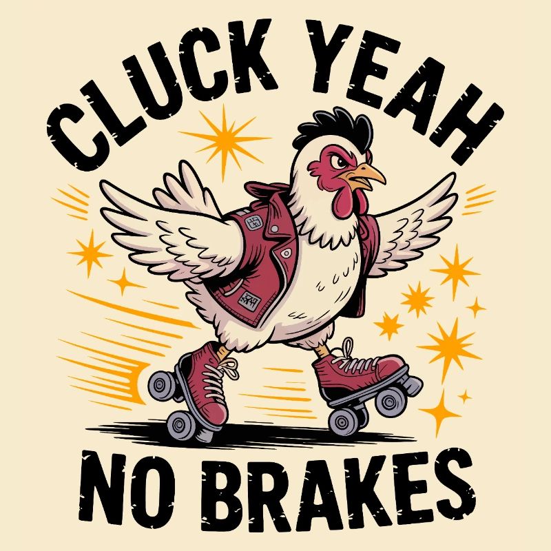 Geflügeltes Roller-Derby-Küken