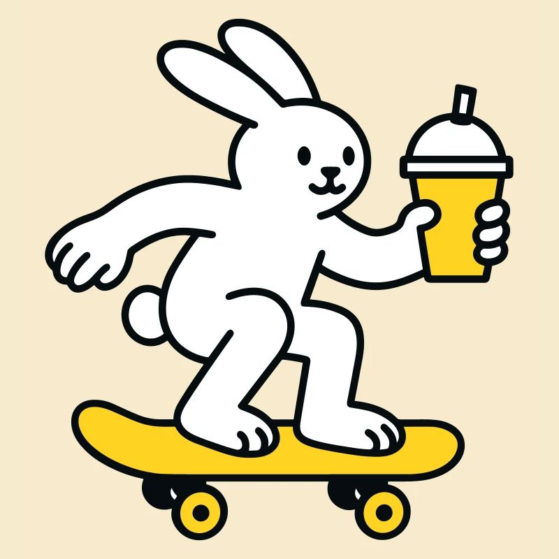 Skate Bunny mit Shake