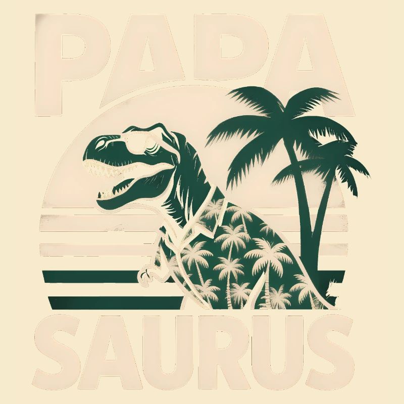 Papa Saurus Rex Dinosaur Father's Day Gift
