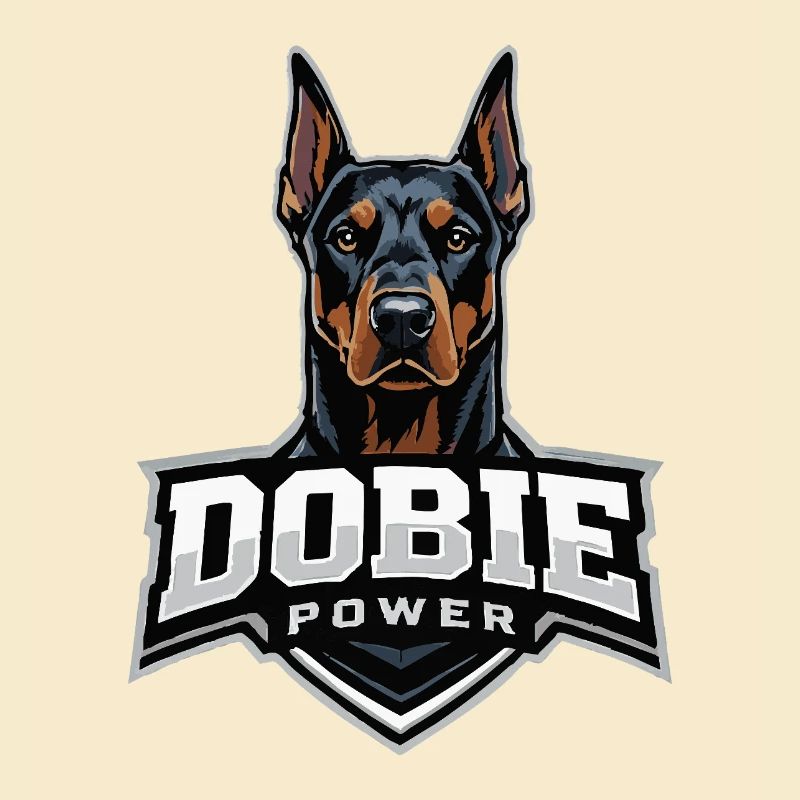Dobie Power Dobermann Motiv