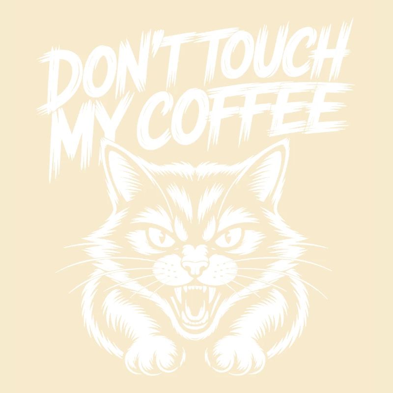 Ne touche pas à mon café – Chat qui siffle
