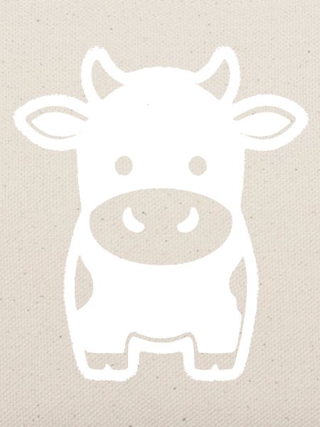 Kuh Stehend Comic Milchkuh Icon