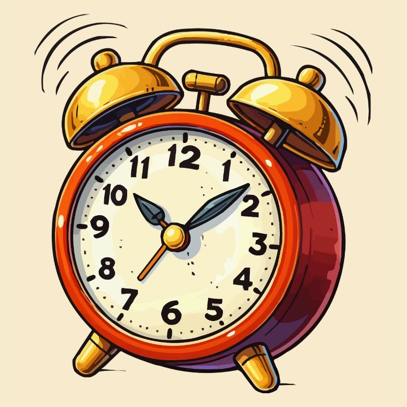 Réveil Réveil Réveil Comic Clock
