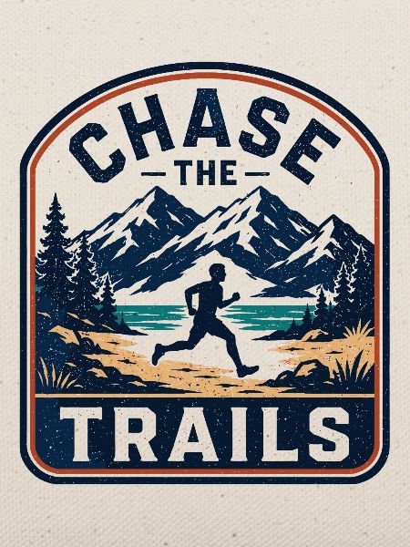 Chase the Trails Mountain Runner Abzeichen